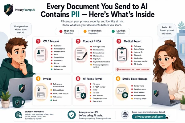 Every document you send to AI contains PII, document anatomy breakdown